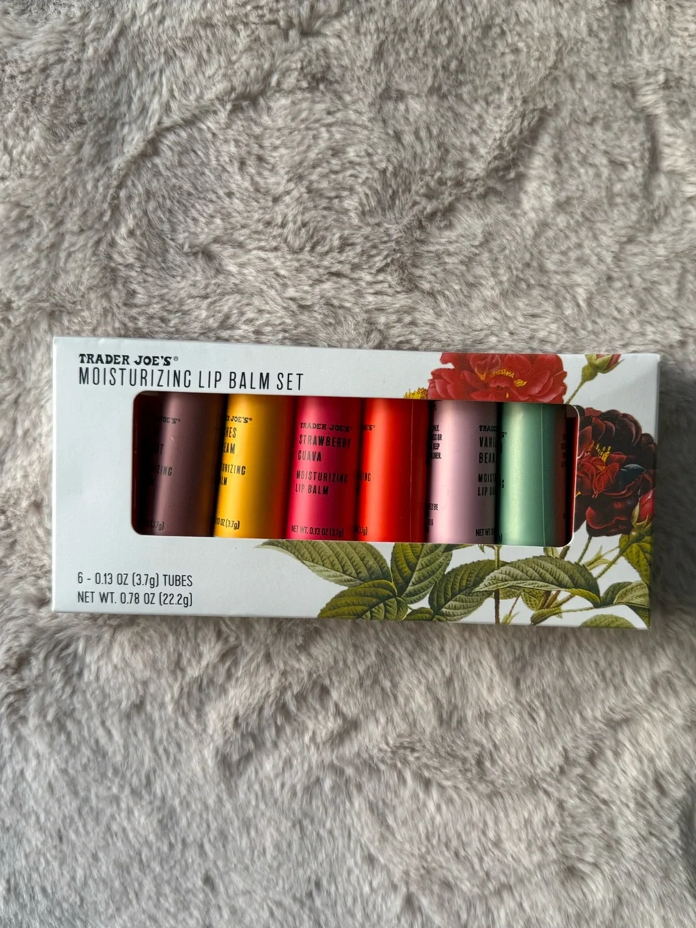 NWT Trader Joe’s Moisturizing Lip Balm Set of 6